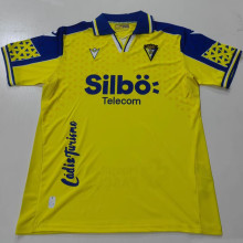 2024/25 Cadiz Home Yellow Fans Soccer Jersey 带胸前背后广告