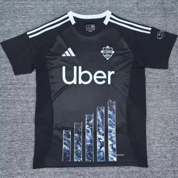 2024/25 Como Third Black Fans Soccer Jersey 科莫