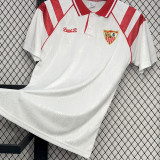 1992/93 Sevilla FC Home White Retro Soccer Jersey