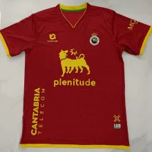 2024/25 Racing Santander Away Red Fans Soccer Jersey 桑坦德竞技