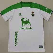 2024/25 Racing Santander Home White Fans Soccer Jersey 桑坦德竞技