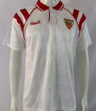 1992/93 Sevilla FC Home White Retro Soccer Jersey