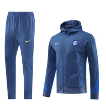 2025 In Milan Light Blue Hoody Zipper Jacket