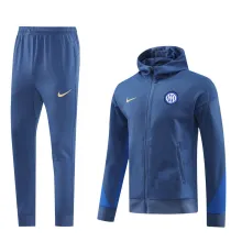 2025 In Milan Light Blue Hoody Zipper Jacket