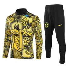 2025 Brazil Yellow Sweater Tracksuit