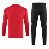 2025 Ad~ Red Kids Sweater Tracksuit