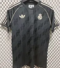 2025 RM Special Edition Black Retro style Fans Soccer Jersey