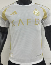 2024/25  Al Nassr Third White Player Version Soccer Jersey