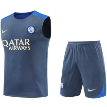 2025 In Milan Blue Vest Training Jersey(A Set)