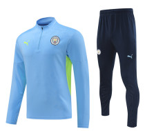 2025 Man City Sky Blue Sweater Tracksuit