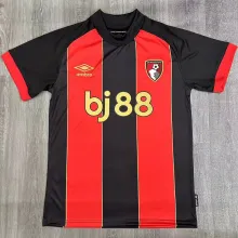 2024/25 Bournemouth Home Fans Soccer Jersey 带胸前广告