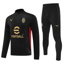 2025 AC Black Sweater Tracksuit