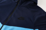 2025 NK~ Blue Hoody Zipper Jacket