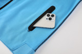 2025 NK~ Blue Hoody Zipper Jacket
