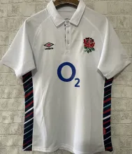 2025 England Home White Rugby POLO Shirt  英格兰 有领