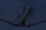 2025 Ad~ Sapphire Blue Sweater Tracksuit