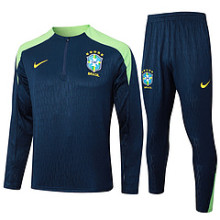 2024/25 Brazil Sapphire Blue Sweater Tracksuit