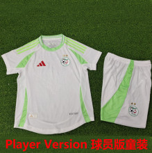 2025 Algeria Home White Player Version Kids Jersey 球员版童装