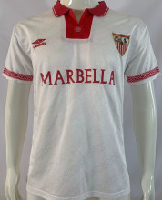 1994/96 Sevilla FC Home White Retro Soccer Jersey