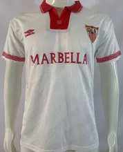 1994/96 Sevilla FC Home White Retro Soccer Jersey
