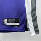 2024/25 Kings  SABONIS #11 Purple NBA Jerseys 热压