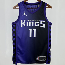 2024/25 Kings  SABONIS #11 Purple NBA Jerseys 热压