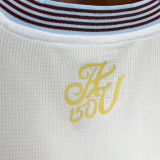 2024/25 Aston Villa Away White Fans Soccer Jersey