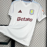 2024/25 Aston Villa Away White Fans Soccer Jersey