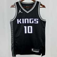 2024/25 Kings  DEROZAN #10 Black NBA Jerseys 热压