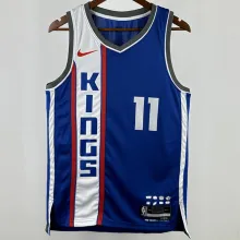 2024/25 Kings  SABONIS #11 Blue NBA Jerseys 热压