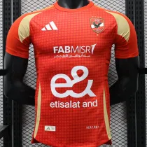 2024/25 Al Ahly Home Red Player Version Soccer Jersey 埃及国民