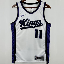 2024/25 Kings  SABONIS #11 White NBA Jerseys 热压