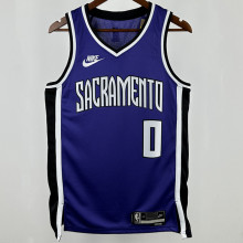 2024/25 Kings  MONK #0 Purple Retro NBA Jerseys 热压
