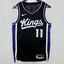 2024/25 Kings  SABONIS #11 Black NBA Jerseys 热压