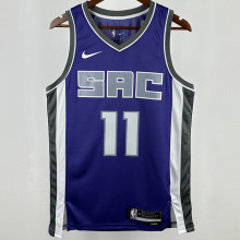 2024/25 Kings  SABONIS #11 Purple NBA Jerseys 热压