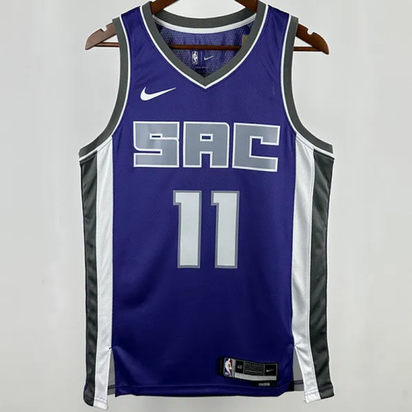 2024/25 Kings  SABONIS #11 Purple NBA Jerseys 热压