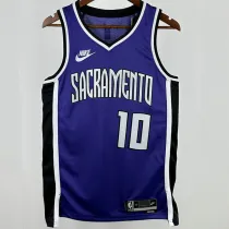 2024/25 Kings  DEROZAN #10 Purple Retro NBA Jerseys 热压