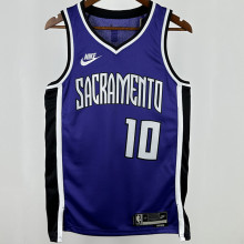 2024/25 Kings  DEROZAN #10 Purple Retro NBA Jerseys 热压