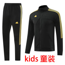 2024/25 Ad~ Black Kids Jacket Tracksuit