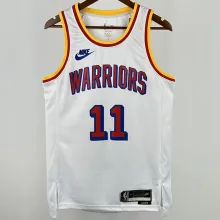 2024/25 Warriors THOMPSON #11 White Retro NBA Jerseys 热压