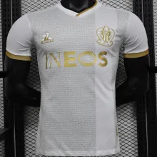 2024/25 Nice Away White Player Version Soccer Jersey