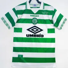 1998 Celtic Home Retro Soccer Jersey (With 97-98 Champion letters）
