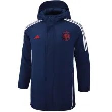 2024/25 Spain Sapphire Blue Cotton Jacket