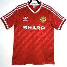 1986-1988 M Utd Home Red Retro Soccer Jersey
