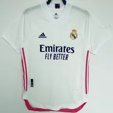 2020/21 RM Home White Retro Player Version Soccer Jersey 球员版