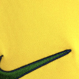 1997 Brazil Home Yellow Retro Soccer Jersey