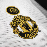 2001/02 M Utd 100th Centenary Long Sleeve Reversible Retro Soccer Jersey