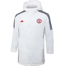2024/25 M Utd White Cotton Jacket
