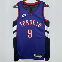Toronto Raptors BARRETT #9 Retro Purple NBA Jerseys