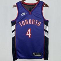 Toronto Raptors BARNES #4 Retro Purple NBA Jerseys